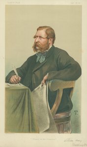William Henry Waddington, France au Congrès, 28 septembre 1878, caricature de Vanity Fair - Theobald Chartran