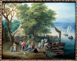 Retour de la pêche - Theobald Michau