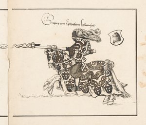 Livre sur les Tournois : Jouteur Tourné à Gauche - Theobald Senefelder
