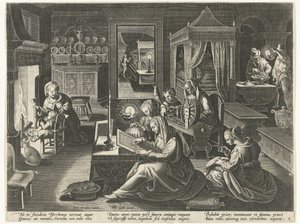 Cornélie, la vertueuse mère des Gracques - Theodoor Galle