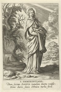 Sainte Emerentiana de Rome - Theodoor Galle