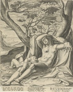 Vénus endormie et Cupidon