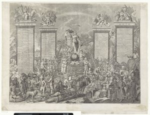 Représentation allégorique du monde (Le Monde) - Theodoor Koning