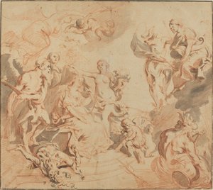 Anvers bénie avec abondance - Theodoor van Thulden