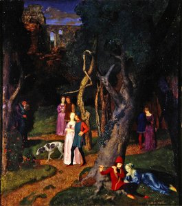 Le Décaméron, Le Jardin de la Villa - Theodor Baierl