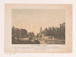 Deventer Houtmarkt et Muidergracht à Amsterdam - Theodor Brüggemann