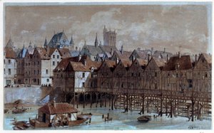 Vue du pont des Meuniers - Theodor Josef Hubert Hoffbauer