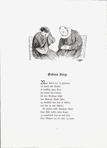 Illustration du livre Historier par Munthe, Peter et publié par Dybwad (no, 1896) - Theodor Kittelsen