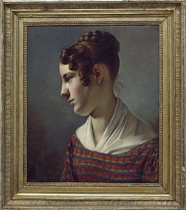 Portrait de jeune fille - Theodor Leopold Weller