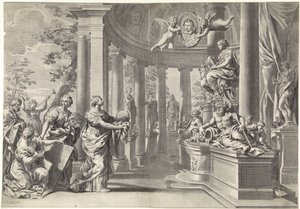 Représentation allégorique : le temple de la sagesse (Sapienta)