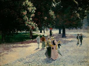 À la lisière du parc