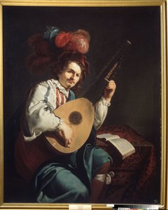 Le joueur de luth - Theodor Rombouts