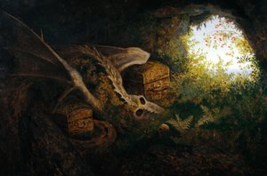 Coffre en or - Theodor Severin Kittelsen