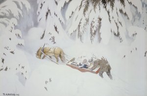 Troll de Noël - Theodor Kittelsen