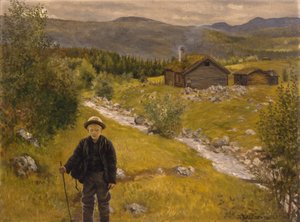 Adieu mère - Theodor Kittelsen