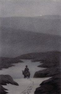Oui, je vois quelque chose très loin, dit le garçon, ça scintille - Theodor Kittelsen