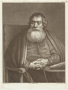 Homme assis avec barbe - Theodor Vercruys