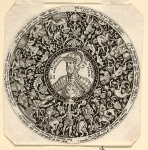 Conception pour une tasse gravée avec un portrait du duc d