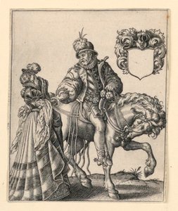 Noble et Dame - Theodor de Bry