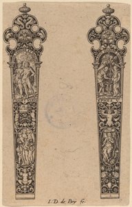 Ornement pour manche de couteau - Theodor de Bry