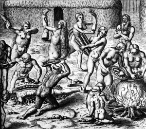 Scène de cannibalisme