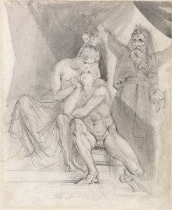 Prospero observant Ferdinand et Miranda - Theodor von Holst