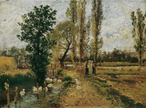Paysage de ruisseau - Theodor von Hormann