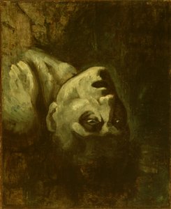 Tête de noyé, vers 1819 (huile sur papier marouflé sur toile) - Theodore (circle of) Gericault