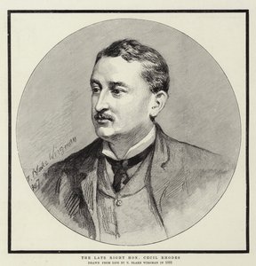 Le défunt très honorable Cecil Rhodes - Theodore Blake Wirgman