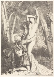 Apollon et Daphné - Théodore Chassériau