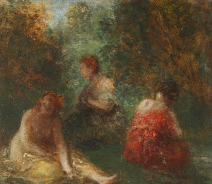 Les Baigneurs, c.1871-74 - Theodore Fantin Latour