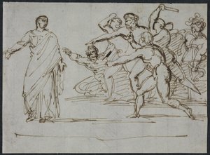 Assassinat de Tibère - Theodore Gericault