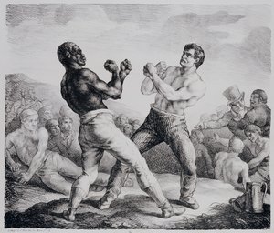 Boxeurs, 1818