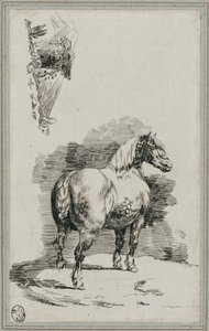 Cheval gris-pommelé (A Dapple-Gray Horse) - Theodore Gericault