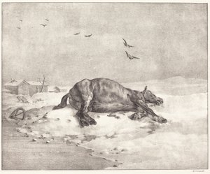 Cheval mort - Theodore Gericault