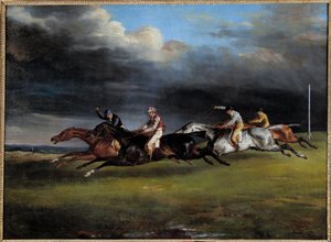 Course de chevaux dit le derby à Epsom - Theodore Gericault