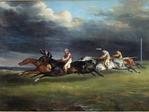Course de chevaux dite le derby à Epsom - Theodore Gericault