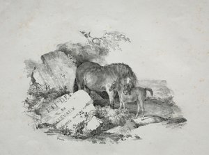 La jument et son poulain - Theodore Gericault