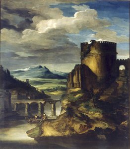 Paysage avec une Tombe