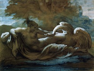 Léda et le Cygne - Theodore Gericault