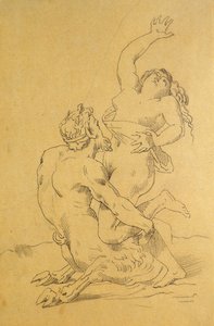 Nymphe et Satyre