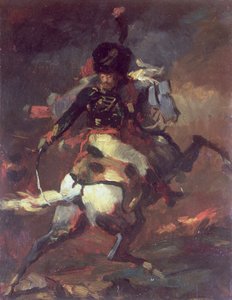 Officier des chasseurs chargeant à cheval - Theodore Gericault