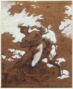 Satyre et nymphe - Theodore Gericault