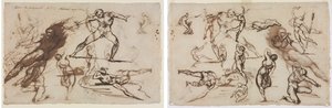 Feuille de Croquis (recto) Feuille de Croquis (verso)