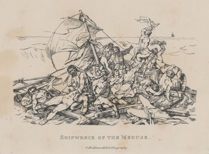 Le naufrage de la Méduse (Le Radeau de la Méduse) - Theodore Gericault