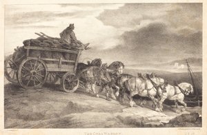Le chariot de charbon - Theodore Gericault