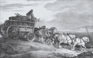 Le Wagon de charbon, 1821 - Theodore Gericault