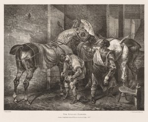 Le maréchal-ferrant anglais - Theodore Gericault
