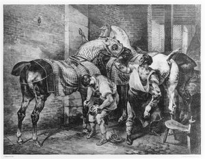 Le maréchal-ferrant anglais - Theodore Gericault
