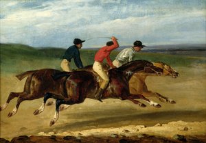 La Course de chevaux - Theodore Gericault